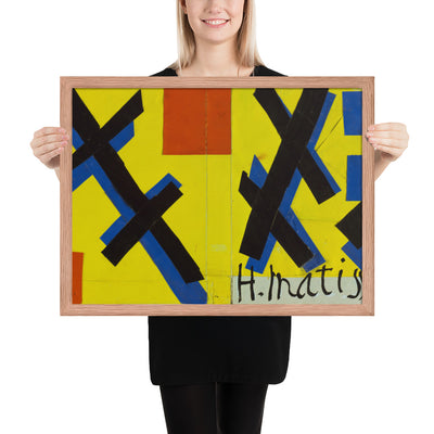 Design for cover of Matisse His Art and His Public by Henri Matisse, Framed poster