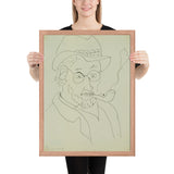 Self-Portrait by Henri Matisse, Framed poster