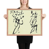 Untitled by Jackson Pollock, Framed poster