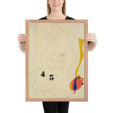 Untitled by Joan Miró, Framed poster