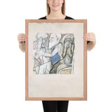 The Return of the Prodigal Son by Max Beckmann, Framed poster