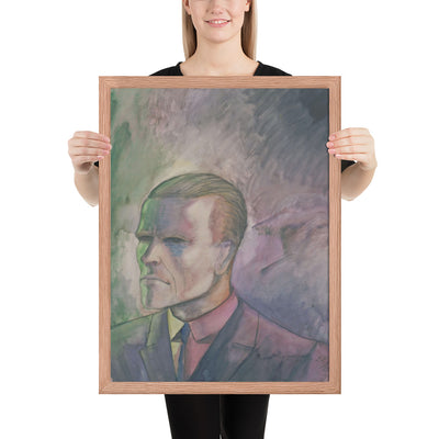 Self-Portrait by Otto Dix, Framed poster