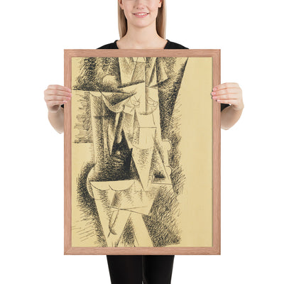 Nude Woman, Standing by Pablo Picasso, Framed poster