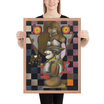 Checkmate by Richard Lindner , Framed poster