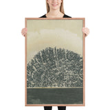 Untitled by Giuseppe Penone, Framed poster