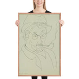 Self-Portrait by Henri Matisse, Framed poster