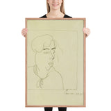 Yvonne Landsberg by Henri Matisse, Framed poster