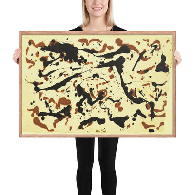 Untitled by Jackson Pollock, Framed poster