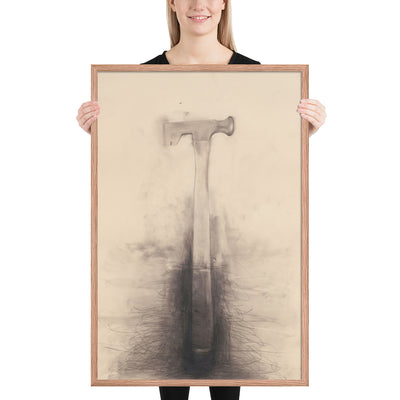 Untitled from Untitled Tool Series by Jim Dine, Framed poster