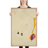 Untitled by Joan Miró, Framed poster