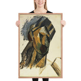 Head of a Woman by Pablo Picasso, Framed poster