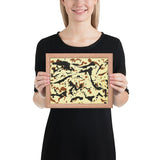 Untitled by Jackson Pollock, Framed poster