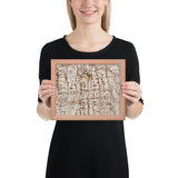 Facade by Jean Dubuffet, Framed poster