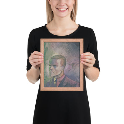 Self-Portrait by Otto Dix, Framed poster