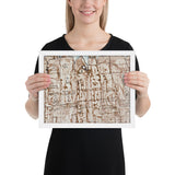 Facade by Jean Dubuffet, Framed poster