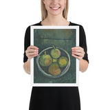 Still Life with Four Apples by Paul Klee, Framed poster