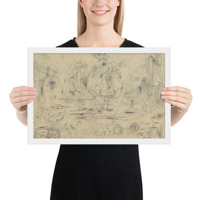 Study for Summation by Arshile Gorky, Framed poster