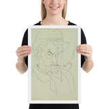 Self-Portrait by Henri Matisse, Framed poster