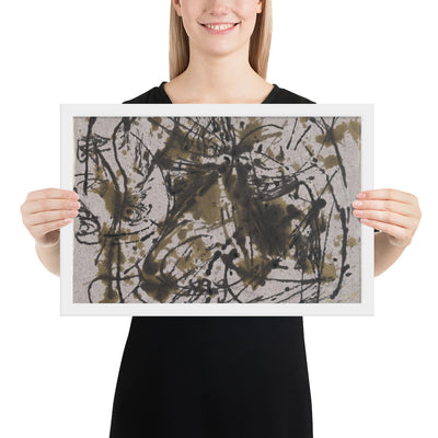 Untitled by Jackson Pollock, Framed poster