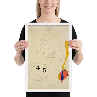 Untitled by Joan Miró, Framed poster