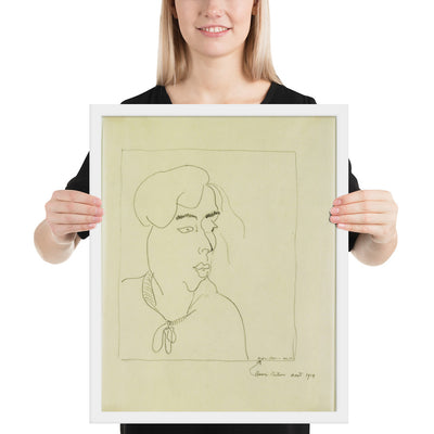 Yvonne Landsberg by Henri Matisse, Framed poster