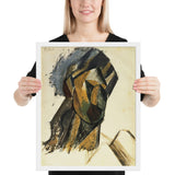 Head of a Woman by Pablo Picasso, Framed poster