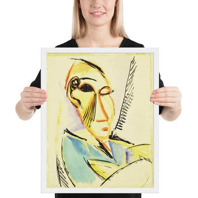 Head of the Medical Student by Pablo Picasso, Framed poster