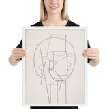 Head by Pablo Picasso, Framed poster