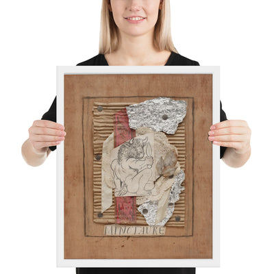 Maquette for the cover of the journal Minotaure by Pablo Picasso, Framed poster