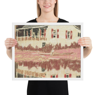 Camp Forestia by Peter Doig, Framed poster