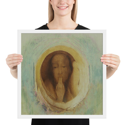 Silence by Odilon Redon, Framed poster