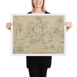 Study for Summation by Arshile Gorky, Framed poster