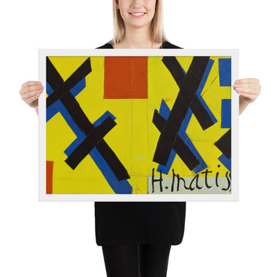 Design for cover of Matisse His Art and His Public by Henri Matisse, Framed poster