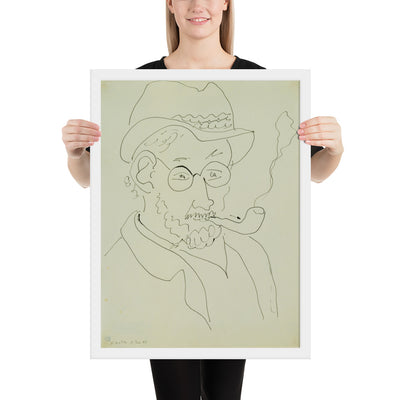 Self-Portrait by Henri Matisse, Framed poster