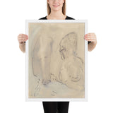 Untitled by Henri Michaux, Framed poster