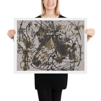 Untitled by Jackson Pollock, Framed poster