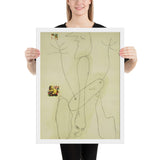 Drawing - Collage by Joan Miró, Framed poster