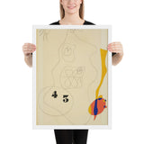 Untitled by Joan Miró, Framed poster