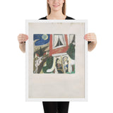 The Feast of the Prodigal Son by Max Beckmann, Framed poster