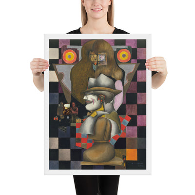 Checkmate by Richard Lindner , Framed poster