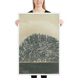 Untitled by Giuseppe Penone, Framed poster