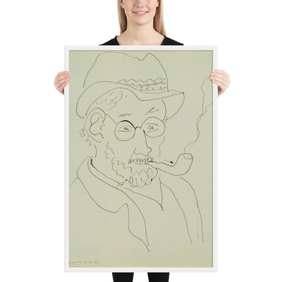 Self-Portrait by Henri Matisse, Framed poster