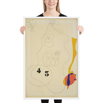 Untitled by Joan Miró, Framed poster