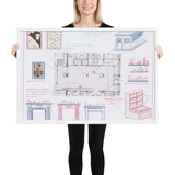 Rescue Archaeology - A Project for the Museum of Modern Art by Mark Dion, Framed poster