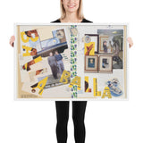 Balla Balla by Martin Kippenberger, Framed poster