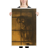 The Convict by Odilon Redon, Framed poster