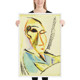 Head of the Medical Student by Pablo Picasso, Framed poster