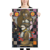 Checkmate by Richard Lindner , Framed poster