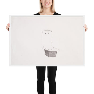 Untitled by Robert Gober, Framed poster