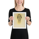 Portrait of Dorothy Schubart by Georgia O'Keeffe, Framed poster